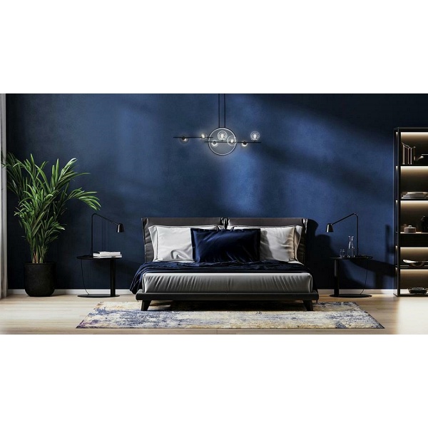 Lampa wisząca ALURE LINE TWIN 90 czarna - Moosee